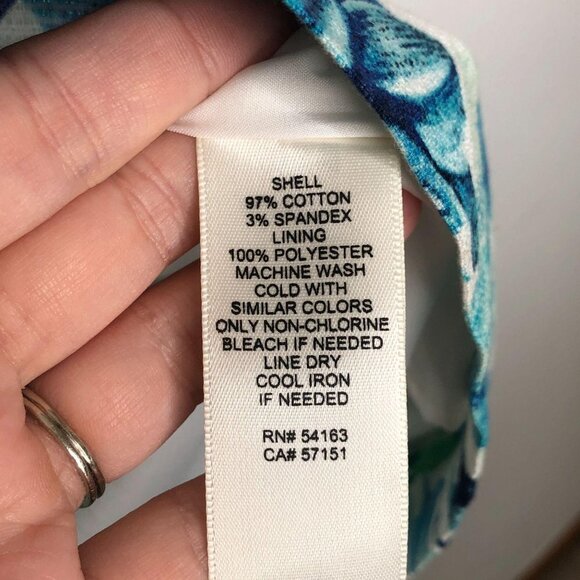 Eliza J Blue Floral Paisley Dress - Women's Size 0 - Picture 5 of 11